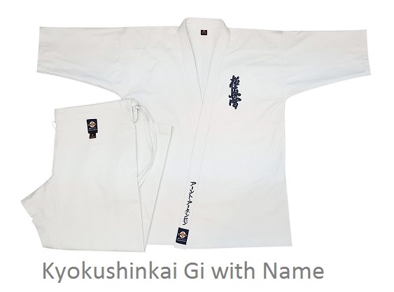 Kyokushinkai Gi with Name